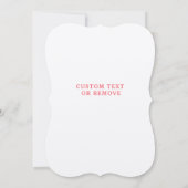 パーソナライズされた人魚の誕生日招待状 – ユニーク 招待状 (裏面)