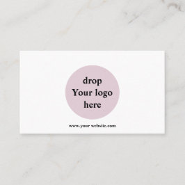 パーソナライズされた企業のカスタムQRコードのロゴ 名刺