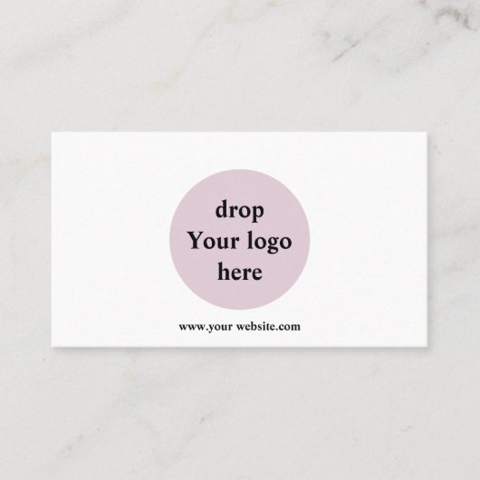 パーソナライズされた企業のカスタムQRコードのロゴ 名刺 (正面)