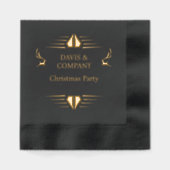 パーソナライズされた企業のパーティー 箔ナプキン (正面)