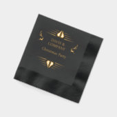 パーソナライズされた企業のパーティー 箔ナプキン (左)