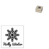 パーソナライズされた休日の署名 ラバースタンプ (押印)