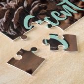 パーソナライズされた休日の香り ジグソーパズル (側面)