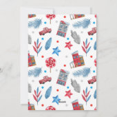 パーソナライズされた休日カード シーズンカード (裏面)