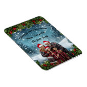 パーソナライズされた休日カード マグネット (右側)