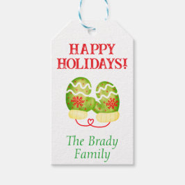 パーソナライズされた休日プレゼントラベル ギフトタグ