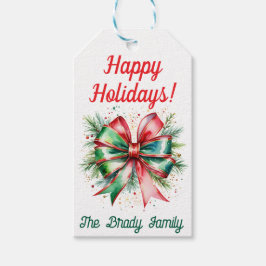 パーソナライズされた休日プレゼントラベル ギフトタグ