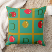 パーソナライズされた休日観賞用スクウェア金ゴールド クッション (ブランケット)