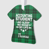 パーソナライズされた会計生無生命保険 オーナメント (正面)