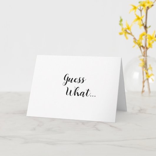 パーソナライズされた伯父ベビー誕生発表 カード (黄色い花)