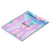 パーソナライズされた体操コーチスパイラルノート ノートブック (左側)