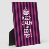 パーソナライズされた保テキストをピンクの明るい赤紫色に フォトプラーク (側面)