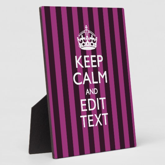 パーソナライズされた保テキストをピンクの明るい赤紫色に フォトプラーク (側面)