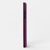 パーソナライズされた保テキストをピンクの明るい赤紫色に Case-Mate iPhoneケース (裏面/左)