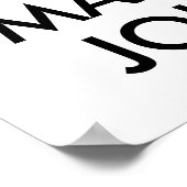 パーソナライズされた保冷静に結婚 ポスター (角)