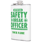 パーソナライズされた保安官 フラスク (左)