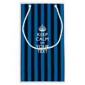 パーソナライズされた保落ち着いてクリエイティブ文字 スモールペーパーバッグ (裏面)