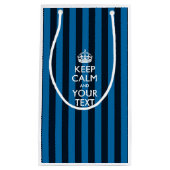 パーソナライズされた保落ち着いてクリエイティブ文字 スモールペーパーバッグ (正面)