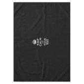 パーソナライズされた保落ち着いてクリエイティブ文字 テーブルクロス (正面)