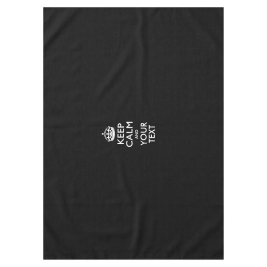 パーソナライズされた保落ち着いてクリエイティブ文字 テーブルクロス (正面)