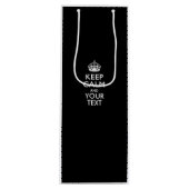 パーソナライズされた保落ち着いてクリエイティブ文字 ワインギフトバッグ (正面)