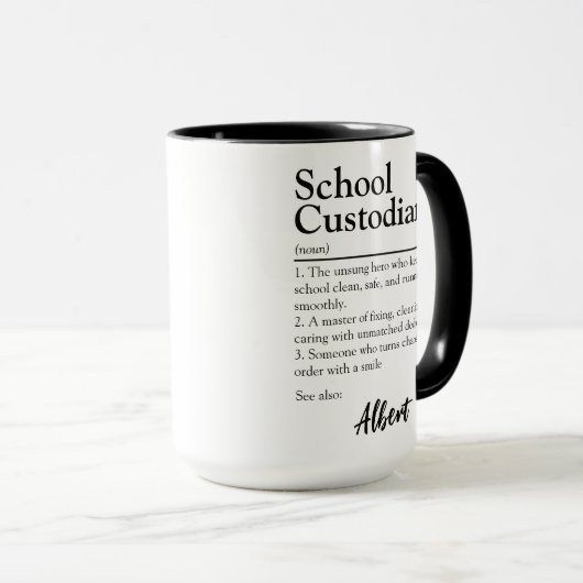 パーソナライズされた保護者の定義 マグカップ (正面右)