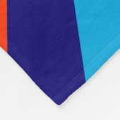 パーソナライズされた保Calmとテキスト数々の色 フリースブランケット (角)