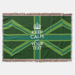 パーソナライズされた保CalmとYour カッコいい Text for Gift スローブランケット