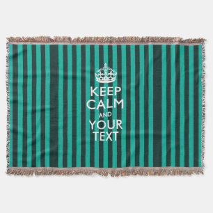 パーソナライズされた保CalmとYour カッコいい Text for Gift スローブランケット