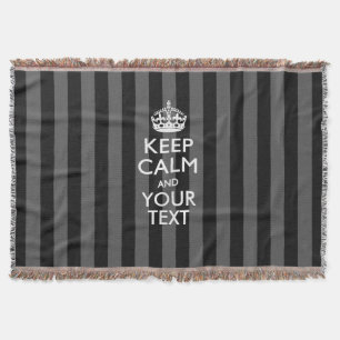 パーソナライズされた保CalmとYour カッコいい Text for Gift スローブランケット