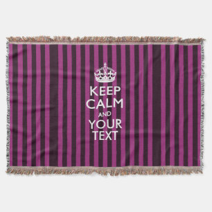 パーソナライズされた保CalmとYour カッコいい Text for Gift スローブランケット