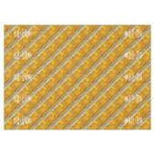 パーソナライズされた保CalmとYour Text Beer Decor テーブルクロス (正面(横))