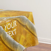 パーソナライズされた保CalmとYour Text Beer Decor テーブルクロス (インサイチュ)