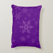 パーソナライズされた保CALMとYour Text for Snow アクセントクッション (裏面(縦))