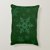 パーソナライズされた保CALMとYour Text for Snow アクセントクッション (裏面(縦))