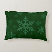 パーソナライズされた保CALMとYour Text for Snow アクセントクッション (裏面)