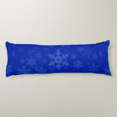 パーソナライズされた保CALMとYour Text for Snow ボディピロー (裏面)