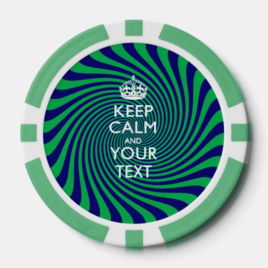 パーソナライズされた保CALM ポーカーチップ (正面)