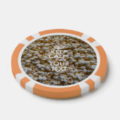 パーソナライズされた保CALM ポーカーチップ (シングル)