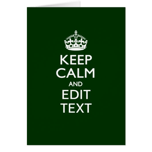パーソナライズされた保CALM AND Edit文字 (正面)