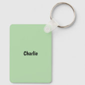 パーソナライズされた保Calm and Golf キーホルダー (裏面)