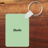 パーソナライズされた保Calm and Golf キーホルダー (裏面)