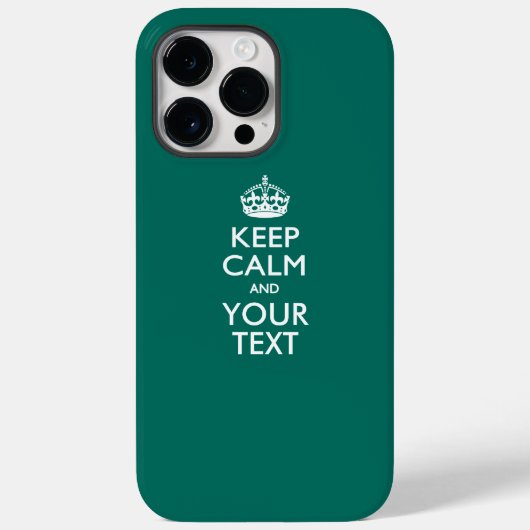 パーソナライズされた保CALM Case-Mate iPhoneケース (裏面)