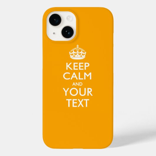 パーソナライズされた保CALM Case-Mate iPhoneケース (裏面)