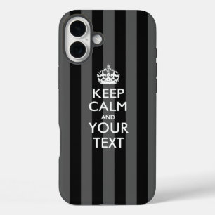 パーソナライズされた保CALM iPhone 16 PLUSケース