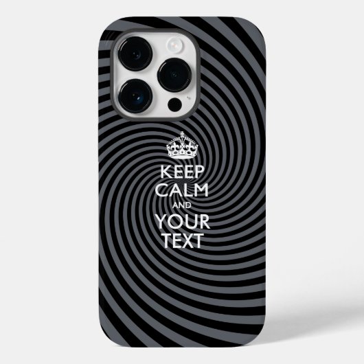 パーソナライズされた保CALM Case-Mate iPhoneケース (裏面)