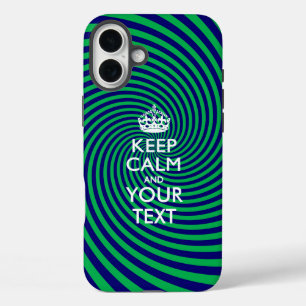 パーソナライズされた保CALM iPhone 16 PLUSケース