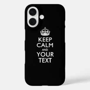 パーソナライズされた保CALM iPhone 16ケース