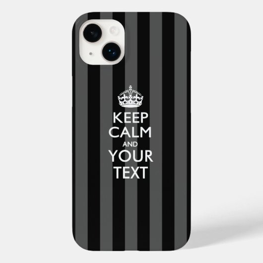 パーソナライズされた保CALM Case-Mate iPhoneケース (裏面)