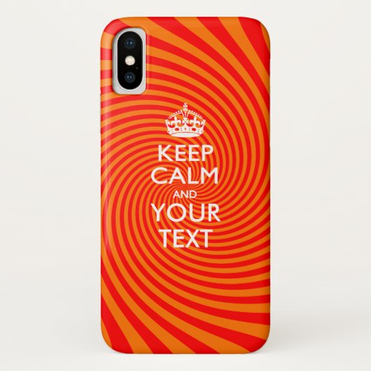 パーソナライズされた保CALM Case-Mate iPhoneケース (裏面)